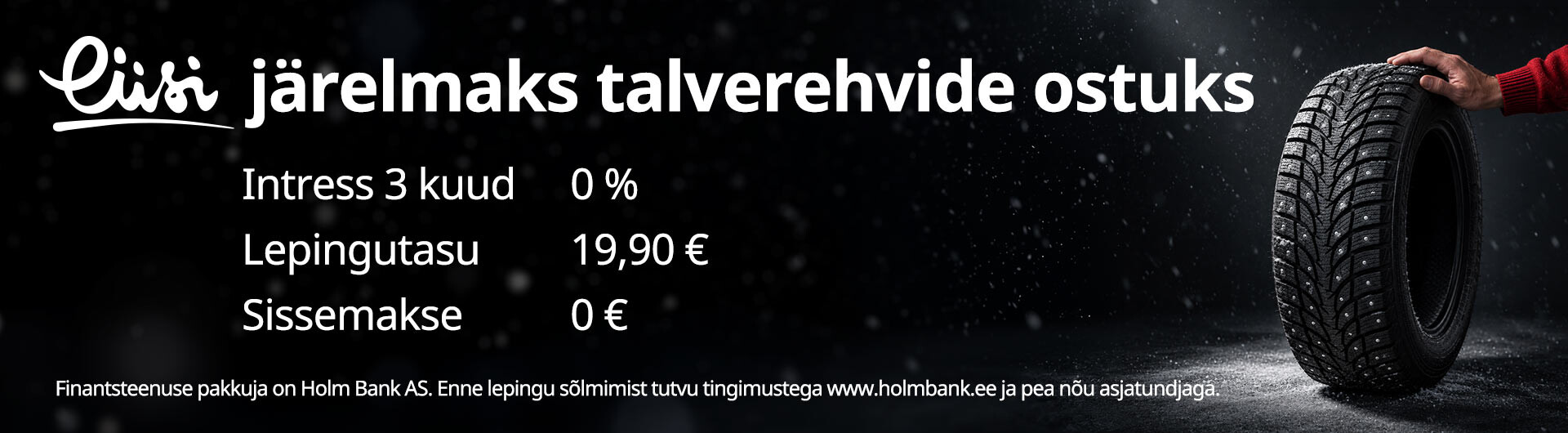 Liisi j&auml;relmaksuga talverehvid