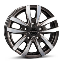 Borbet CW5 mistral anthracite glossy polished 6,5x16 5x120 ET60 CB65.1 R14 6.5/16