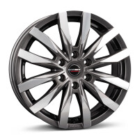 Borbet CW6 mistral anthracite glossy polished 6,5x16 6x130 ET62 CB84,1 60° 6.5/16