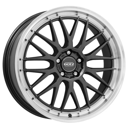 Dotz Bilbao dark Gunmetal/polished lip 9,5x19 5x112 ET44 CB70,1 60° 9.5x19