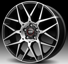 REVENGE EVO 2.0 Matt Black Polished 7x17 5x100 ET38 CB72,3 60°