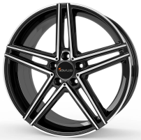 Avus AC-515 Black Polished 8,5x18 5x112 ET45 CB66.6 R14 8.5/18