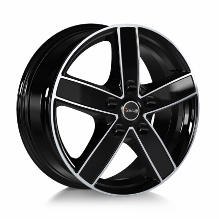 Avus AC-V51 Black Polished 7x17 5x118 ET62 CB71.1 60° 7x17