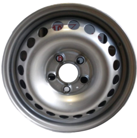 Volkswagen Silver 6,5x16 5x120 ET51 CB65,1 Steel R13