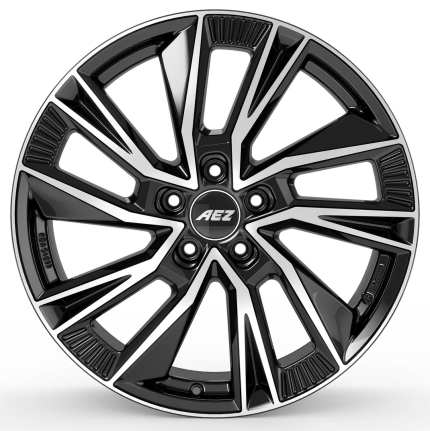 Aez Havanna dark Black/polished 10,5x21 5x112 ET44 CB66,6 60° 10.5x21