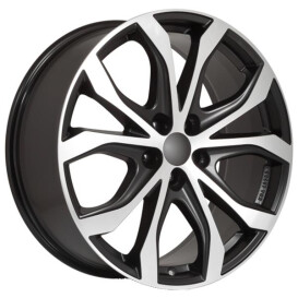 W10X racing-black frontpolished 8x18 5x114.3 ET40 CB70,1 60°