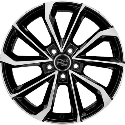 Msw 42 Gloss Black Full Polished 7,5x17 5x120 ET50 CB65,1 R14 7.5x17