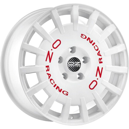 Oz Racing Rally Racing Race White Red Lettering 7,5x18 5x112 ET50 CB75,0 R12 7.5x18