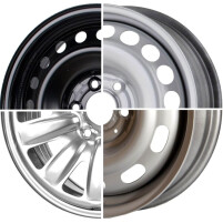 Kfz 6695 Silver 6,5x16 5x120 ET60 CB65,1 R14 6.5/16