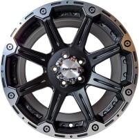 Nano BK717 Matt Black polished 8,5x18 5x120 ET20 CB65.1 60° 8.5/18