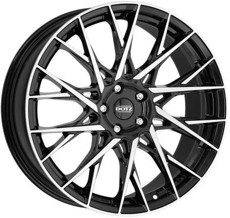 Dotz Fuji dark Black/polished 7,5x18 5x112 ET48 CB70,1 60° 7.5x18