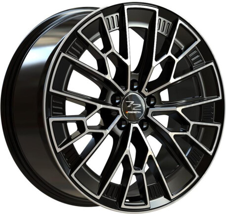 Fondmetal 1972 Glossy Black Machined 9x20 5x112 ET41 CB66,6 60° 9x20
