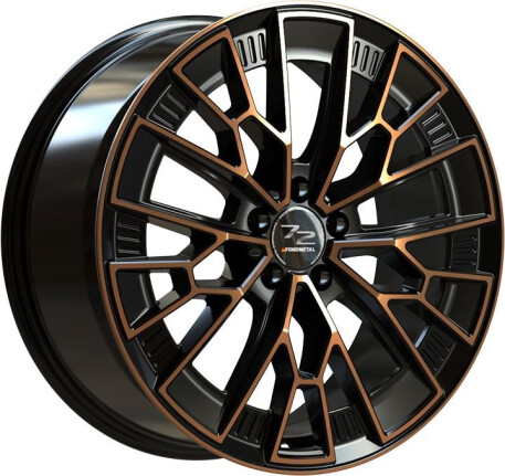 Fondmetal 1972 Black Clearcoat Matt Bronze Machined 10,5x20 5x112 ET57 CB66,6 60° 10.5x20