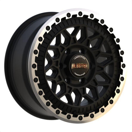 Fondmetal Bluster Matt Black Machined Lip 8x18 6x130 ET50 CB84,1 R14 8x18