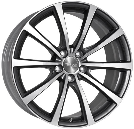 Brock B32 Himalaya Grey Voll-Poliert (HGVP) 8,5x20 5x114.3 ET35 CB64,1 60° 8.5x20