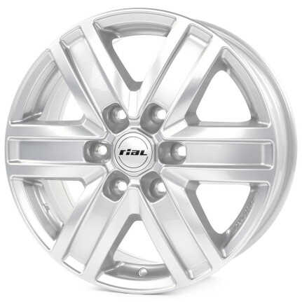 Rial Transporter polar-silver 6,5x16 6x120 ET50 CB74,5 60° 6.5x16