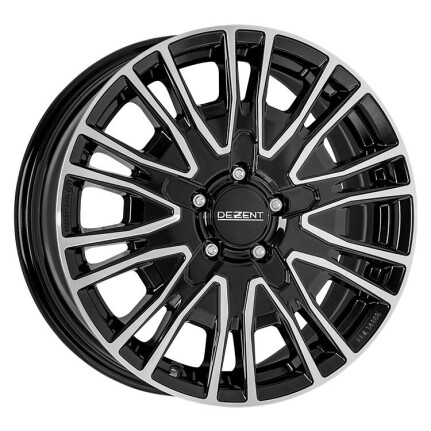 Dezent KE dark Black/polished 6,5x16 5x120 ET51 CB65,1 R14 6.5x16