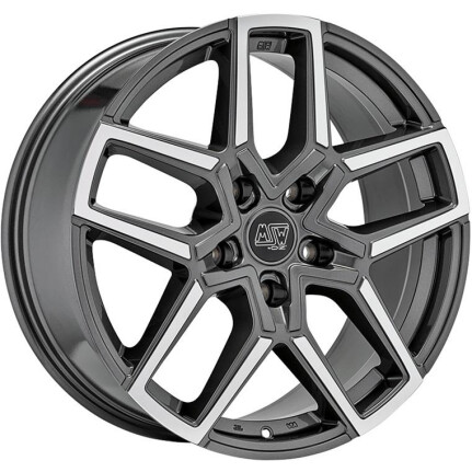 Msw 52 Gloss Gun Metal Full Polished 8,5x20 5x114.3 ET45 CB73,1 60° 8.5x20