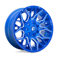 Fuel D770 Twitch Anodized Blue Milled 9x20 6x139.7 ET1 CB106,1 (PCD2: 6x135) 60° 9/20